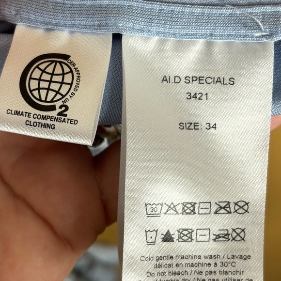 GANNI Printed metallic jersey wrap blouse - Picture 6 of 6